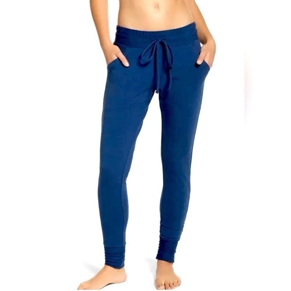 Free People Movement Sunny Skinny Blue Joggers. Size L - Picture 1 of 13